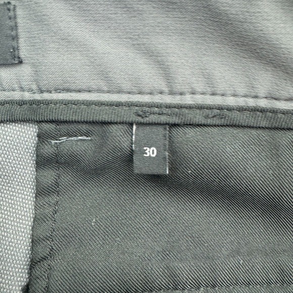 Theory Chino Pants Mens 30 Gray Slash Pockets Flex Waist slim Zaine Neoteric - Picture 4 of 8